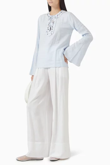 Gina Blouse in Linen