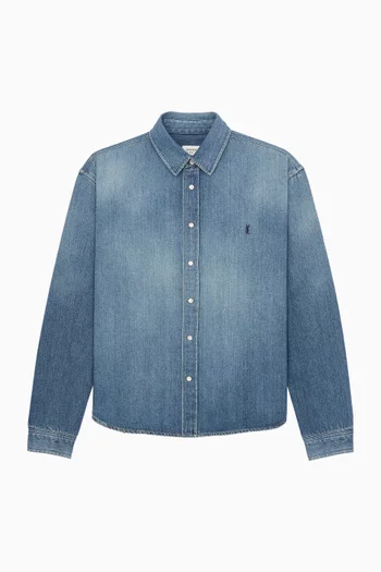 Cassandre Jean Shirt in Denim