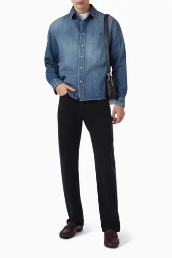 بنطال جينز فضفاض دينم