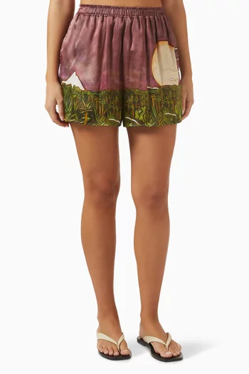 شورت لا سييرا حرير