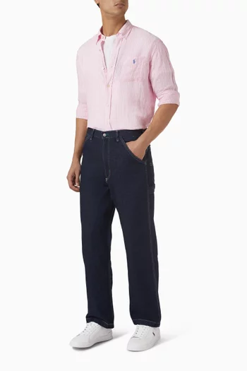 تي شيرت بشعار الماركة قطن جيرسيه