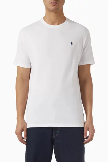 تي شيرت بشعار الماركة قطن جيرسيه