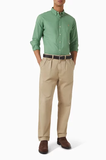 Polo Pony Shirt in Cotton Poplin