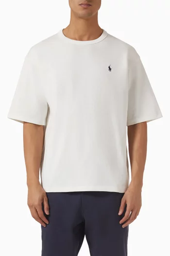 تي شيرت بولو بشعار لاعب البولو على الحصان قطن