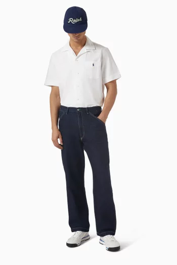 قميص بشعار لاعب البولو على حصان قطن