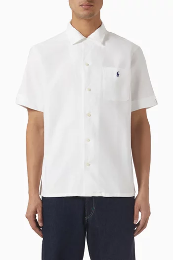 قميص بشعار لاعب البولو على حصان قطن