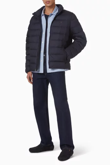 جاكيت مبطن بالزغب نايلون معاد تدويره