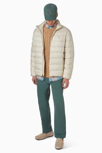 جاكيت مبطن بالزغب نايلون معاد تدويره