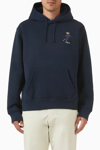 Novelty Active Bear Hoodie in Fleece