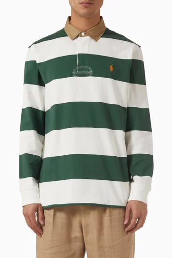 تي شيرت راجبي قطن