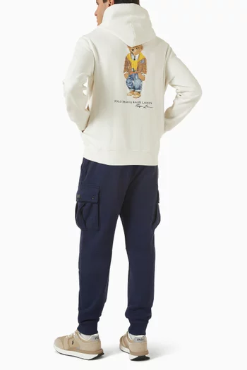 Polo Bear Hoodie in Fleece
