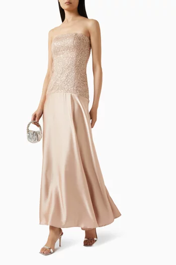 فستان بريستون طويل