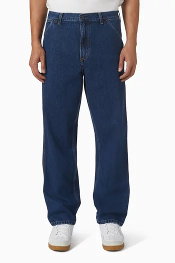 Single Knee Pants in Denim