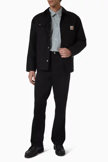 قميص دالدري مخطط قطن