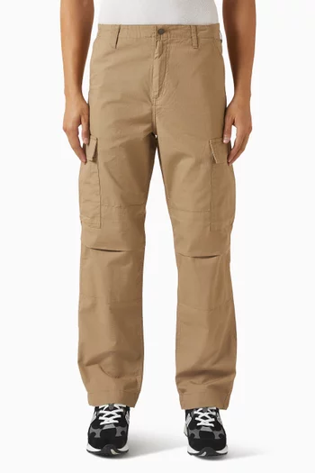 Regular Cargo Pants in Cotton Ripstop