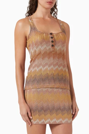 Knit Tank Top in Viscose Blend