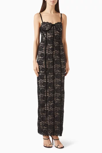 Carissa Bustier Dress in Lace