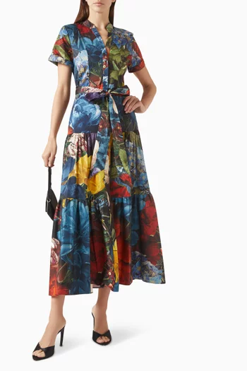 Lucy Belted Dress in Cotton