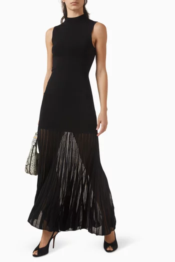 Drop-waist Maxi Dress in Knit