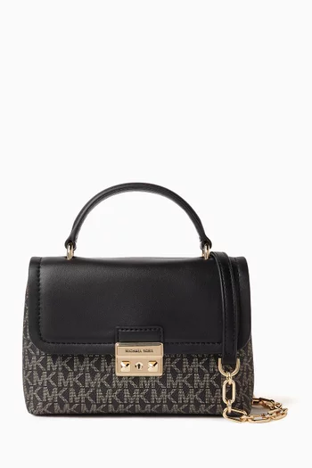 حقيبة تريبيكا مقاس XS بيد علوية قنب بشعار الماركة