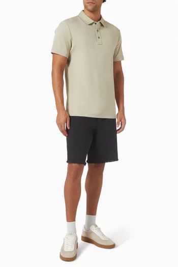 Embroidered-logo Polo Shirt in Cotton