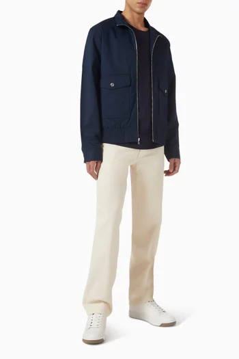 Bomber Jacket in Harrington Stretch Cotton