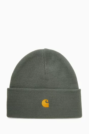 Chase Beanie in Acrylic-knit