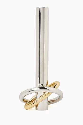 طقم حوامل شموع بحلقات، قطعتان