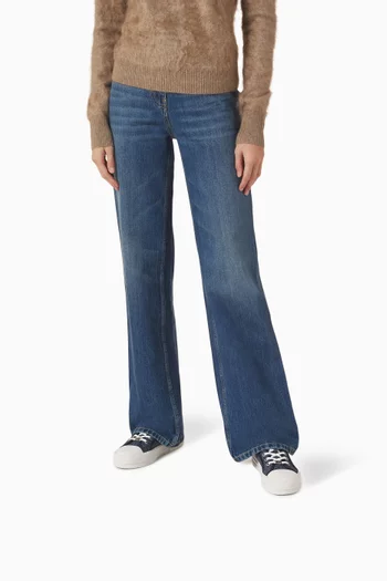 Evy Sneakers in Logo Canvas