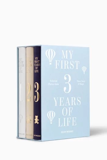 My First 3 Years Baby Photo Album Set