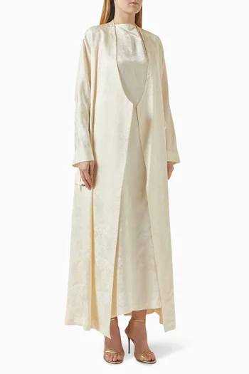 عباية مطرزة بكريستال سواروفسكي جاكار