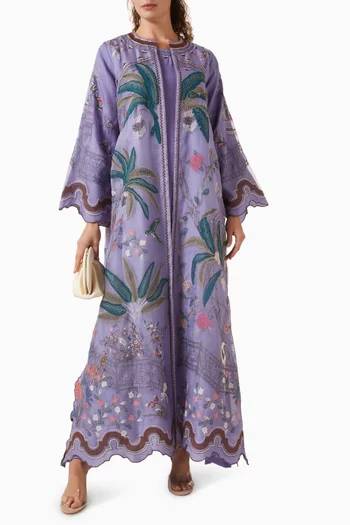 Embroidered Kaftan & Dress Set