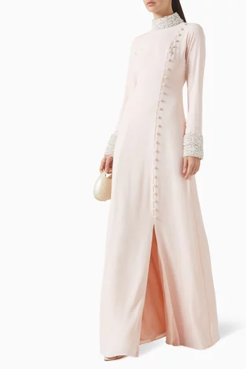 فستان ميرايلا مزين بتطريزات