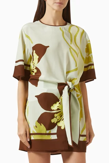 فستان أمايا قصير حرير