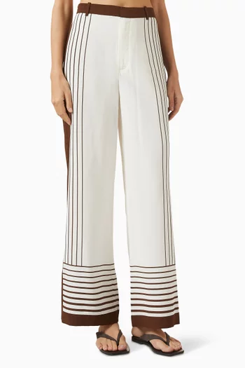 Destino Tailored Pants in Silk