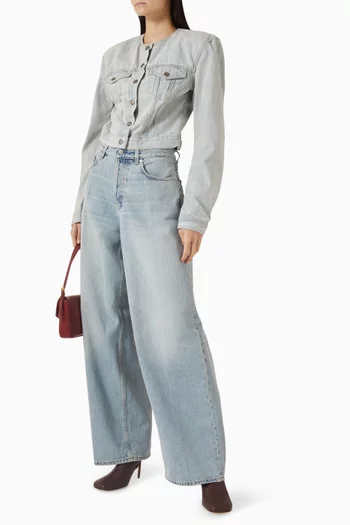 Bethany Wide-leg Jeans in Denim