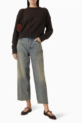 Betty Crop Jeans in Denim