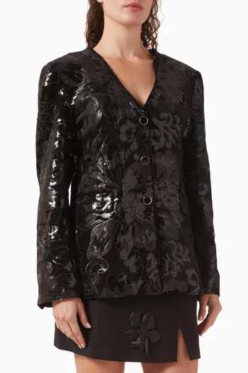 Yasebbi Blazer in Velvet