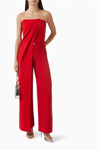 Robin Draped Top in Crepe