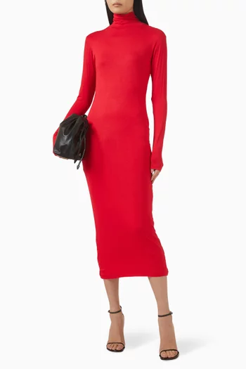 Lydia Bodycon Midi Dress in Jersey