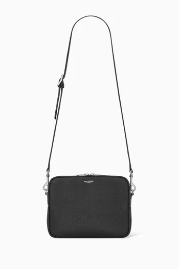 حقيبة كاميرا صغيرة جلد حبيبي