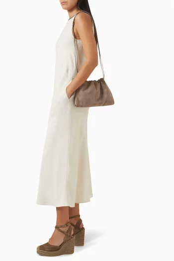 BC Duo Pouch Bag in Suede