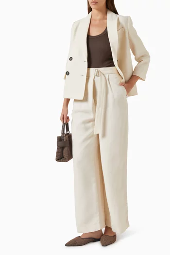 بلوزة بلا أكمام جيرسيه مضلع