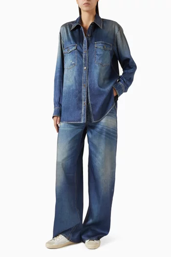 Patty Overshirt in Denim