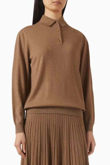 Luciole Polo Shirt in Cashmere Blend