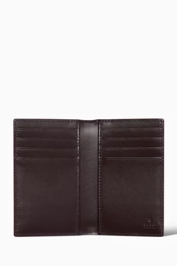 Long Card Case in GG Supreme Canvas