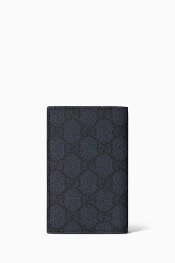 Long Card Case in GG Supreme Canvas