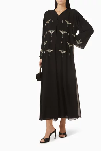 Bead-embellished Abaya