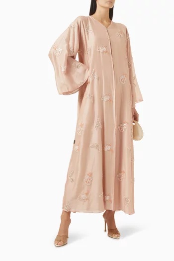 Butterfly-motif Abaya