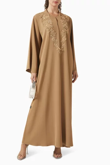 Bead-embellished Abaya